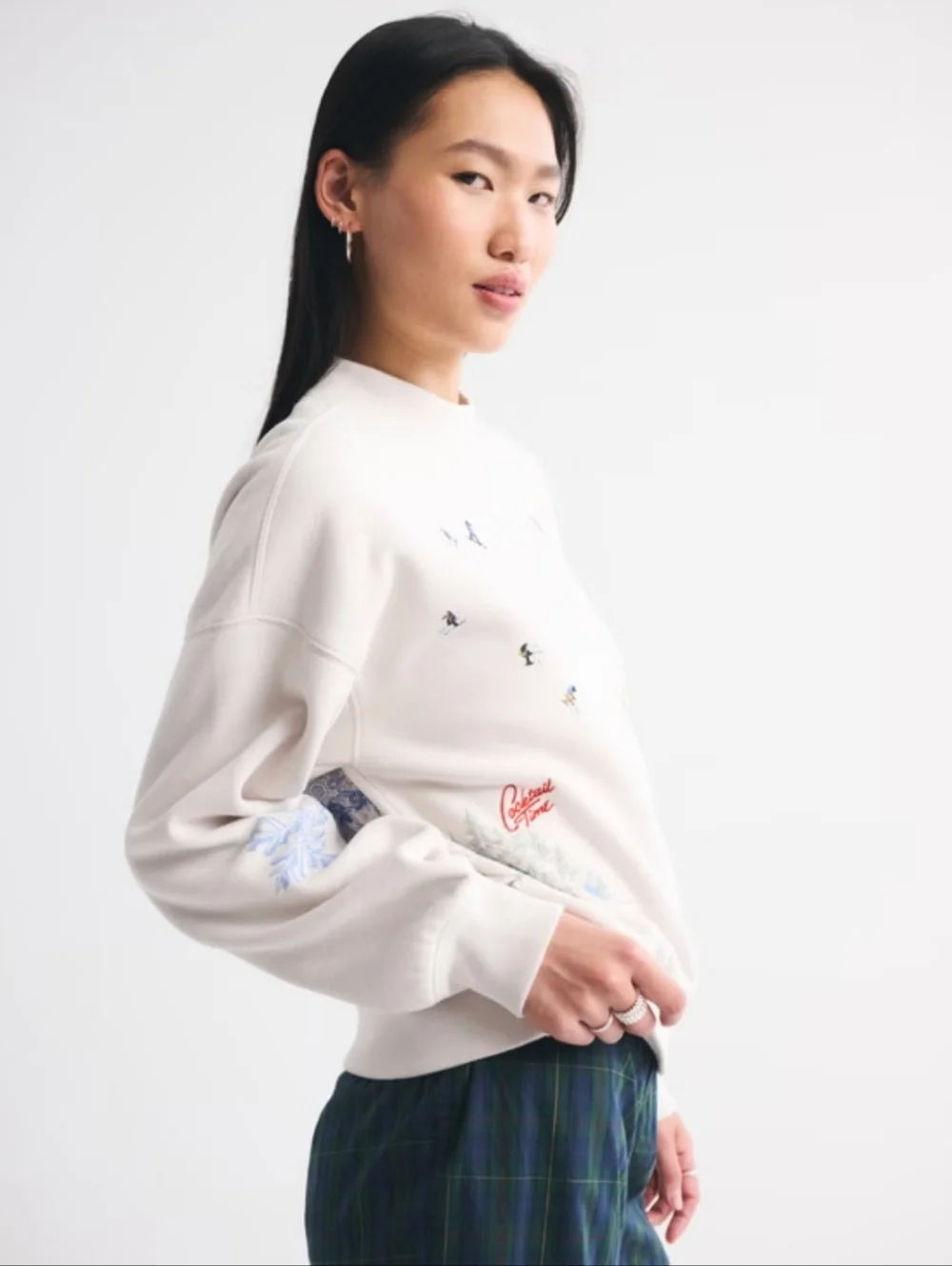 Abercrombie and fitch Apres Ski destination vintage crew neck Sweater - Picture 4 of 16